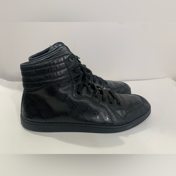 Black Gucci Hightop sneakers - Picture 5 of 15